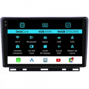 Dedicated Navigation suitable for Renault Clio 5 (2019 - 2025), 2K, 4Gb RAM, 64Gb Storage, Android Auto, Carplay - NAVCAR6031035