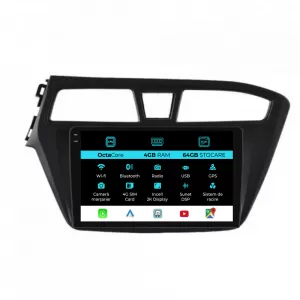 Dedicated Navigation suitable for Hyundai I20 (2014-2020), 2K, 4Gb RAM, 64Gb Storage, Android Auto, Carplay - NAVCAH6031051