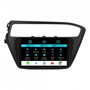 Dedicated Navigation suitable for Hyundai I20 (2014-2020), 2K, 4Gb RAM, 64Gb Storage, Android Auto, Carplay - NAVCAH6031053