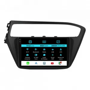 Dedicated Navigation suitable for Hyundai I20 (2014-2020), 2K, 8Gb RAM, 256Gb Storage, Android Auto, Carplay - NAVCAH6031054