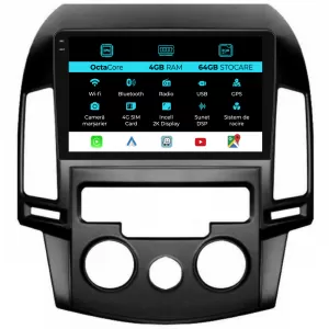 Dedicated Navigation suitable for Hyundai I30 (2007-2012), 2K, 4Gb RAM, 64Gb Storage, Android Auto, Carplay - NAVCAH6031057