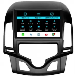 Dedicated Navigation suitable for Hyundai I30 (2007-2012), 2K, 8Gb RAM, 256Gb Storage, Android Auto, Carplay - NAVCAH6031060