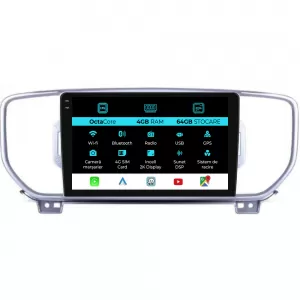 Dedicated Navigation suitable for Kia Sportage (2016 - 2019), 2K, 4Gb RAM, 64Gb Storage, Android Auto, Carplay - NAVCAK6031061