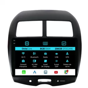 Dedicated Navigation suitable for Citroen C4 AirCross (2012 - 2017), 2K, 8Gb RAM, 256Gb Storage, Android Auto, Carplay - NAVCAC6031126