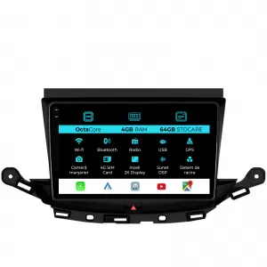 Dedicated Navigation suitable for Opel Astra K (2015 - 2021), 2K, 4Gb RAM, 64Gb Storage, Android Auto, Carplay - NAVCAO6031163