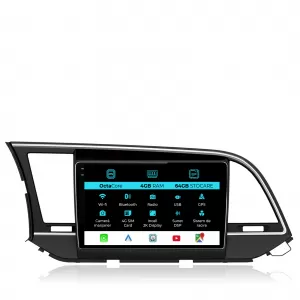 Dedicated Navigation suitable for Hyundai Elantra (2010-2016), 2K, 4Gb RAM, 64Gb Storage, Android Auto, Carplay - NAVCAH6031187