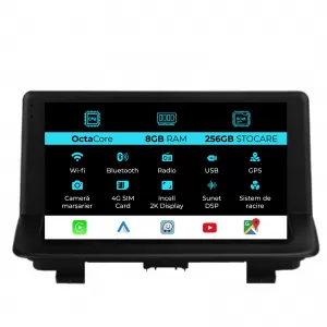 Dedicated Navigation suitable for Audi Q3 (2011-2018), 2K, 8Gb RAM, 256Gb Storage, Android Auto, Carplay - NAVCAA6031194