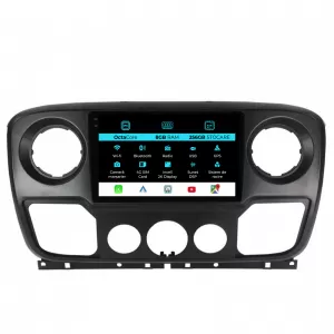 Dedicated Navigation suitable for Renault Master (2010 - 2021), 2K, 8Gb RAM, 256Gb Storage, Android Auto, Carplay - NAVCAR6031244