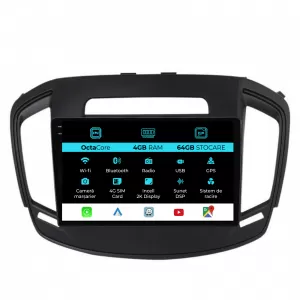Dedicated Navigation suitable for Opel Insignia (2008 - 2013), 2K, 4Gb RAM, 64Gb Storage, Android Auto, Carplay - NAVCAO6031253