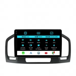 Dedicated Navigation suitable for Opel Insignia (2008 - 2013), 2K, 4Gb RAM, 64Gb Storage, Android Auto, Carplay - NAVCAO6031255