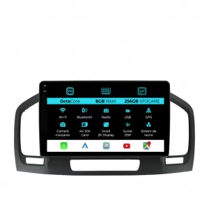 Dedicated Navigation suitable for Opel Insignia (2008 - 2013), 2K, 8Gb RAM, 256Gb Storage, Android Auto, Carplay - NAVCAO6031256