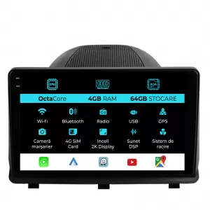 Dedicated Navigation suitable for Opel Antara (2005 - 2015), 2K, 4Gb RAM, 64Gb Storage, Android Auto, Carplay - NAVCAO6031259