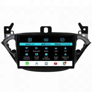Dedicated Navigation suitable for Opel Adam (2012 - 2019), 2K, 8Gb RAM, 256Gb Storage, Android Auto, Carplay - NAVCAO6031262