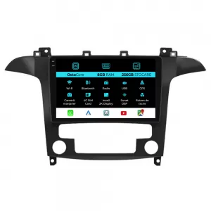 Dedicated Navigation suitable for Ford S-MAX (2006 - 2015), 2K, 8Gb RAM, 256Gb Storage, Android Auto, Carplay - NAVCAF6031270