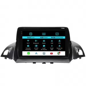 Dedicated Navigation suitable for Ford Kuga (2013 - 2017), 2K, 4Gb RAM, 64Gb Storage, Android Auto, Carplay - NAVCAF6031273