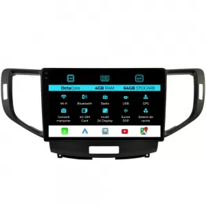 Dedicated Navigation suitable for Honda Accord (2008-2012), 2K, 4Gb RAM, 64Gb Storage, Carplay - NAVCAH6031297