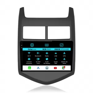 Dedicated Navigation suitable for Chevrolet Aveo (2012 - 2014), 2K, 8Gb RAM, 256Gb Storage, Android Auto, Carplay - NAVCAC6031364