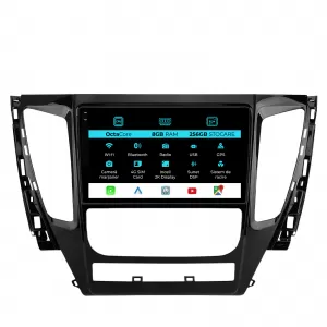 Dedicated Navigation suitable for Mitsubishi Pajero (2016 - 2018), 2K, 8GB RAM, 256GB Storage, Android Auto, Carplay - NAVCAM6031368