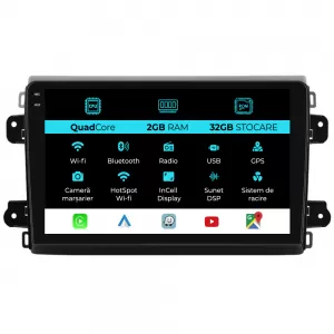 Dedicated Navigation suitable for Fiat Ducato (2006 - 2022), 9 Inch, 2Gb RAM, 32Gb Storage, Android Auto, Carplay - NAVCAF6031425