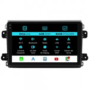 Dedicated Navigation suitable for Fiat Ducato (2006 - 2022), 2K, 4Gb RAM, 64Gb Storage, Android Auto, Carplay - NAVCAF6031430