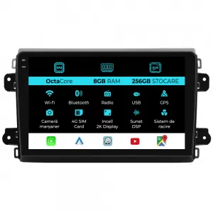 Dedicated Navigation suitable for Fiat Ducato (2006 - 2022), 2K, 8Gb RAM, 256Gb Storage, Android Auto, Carplay - NAVCAF6031431