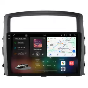 Dedicated Navigation suitable for Mitsubishi Pajero (2006 - 2014), 2K, 12GB RAM, 256GB Storage, Android Auto, Carplay - NAVCAM6031497