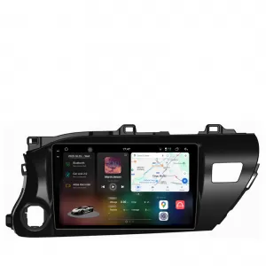 Dedicated Navigation suitable for Toyota Hilux 2015+, 2K, 12Gb RAM, 256Gb Storage, Android Auto, Carplay - NAVCAT6031501