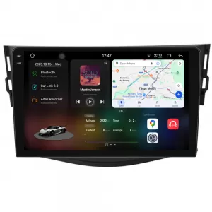Dedicated Navigation suitable for Toyota Rav 4 (2006 - 2013), 2K, 12Gb RAM, 256Gb Storage, Android Auto, Carplay - NAVCAT6031506