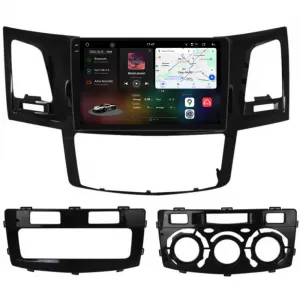 Dedicated Navigation suitable for Toyota Hilux VII (2004 - 2015), 2K, 12Gb RAM, 256Gb Storage, Android Auto, Carplay - NAVCAT6031508