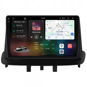 Dedicated Navigation suitable for Renault Megane 3 (2009 - 2015), 2K, 12Gb RAM, 256Gb Storage, Android Auto, Carplay - NAVCAR6031526