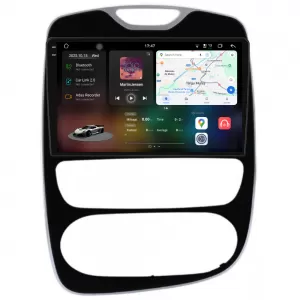 Dedicated Navigation suitable for Renault Clio 4 (2012 - 2019), 2K, 12Gb RAM, 256Gb Storage, Android Auto, Carplay - NAVCAR6031527