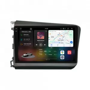 Dedicated Navigation suitable for Honda Civic IX Sedan (2011 - 2015), 2K, 12Gb RAM, 256Gb Storage, Android Auto, Carplay - NAVCAH6031586