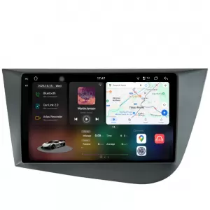 Dedicated Navigation suitable for Seat Leon (2005 - 2012), 2K, 12Gb RAM, 256Gb Storage, Android Auto, Carplay - NAVCAS6031600