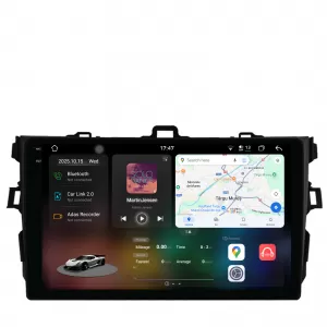 Dedicated Navigation suitable for Toyota Corolla (2006 - 2013), 2K, 12Gb RAM, 256Gb Storage, Android Auto, Carplay - NAVCAT6031626