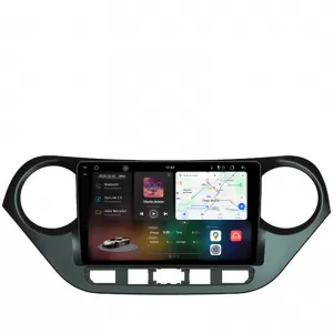 Dedicated Navigation suitable for Hyundai I10 (2007-2013), 2K, 12GB RAM, 256GB Storage, Android Auto, Carplay - NAVCAH6031627