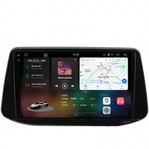 Dedicated Navigation suitable for Hyundai I30 (2017-2024), 2K, 12Gb RAM, 256Gb Storage, Android Auto, Carplay - NAVCAH6031631