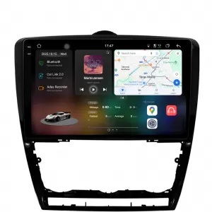 Dedicated Navigation suitable for Skoda Octavia 2 (2004 - 2013), 2K, 12Gb RAM, 256Gb Storage, Android Auto, Carplay - NAVCAS6031667