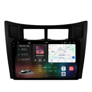 Dedicated Navigation suitable for Toyota Yaris (2005-2011), 2K, 12Gb RAM, 256Gb Storage, Carplay - NAVCAT6031715