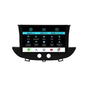 Dedicated Navigation suitable for Opel Crossland X (2017 - 2021), QuadCore, 9 Inch, 4Gb Ram, 64Gb Storage, Android Auto, Carplay - NAVCAO6031733