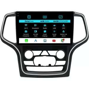 Dedicated Navigation suitable for Jeep Grand Cherokee (2010-2014), 10 Inch, 4Gb RAM, 64Gb Storage, Android Auto, Carplay - NAVCAJ6031790