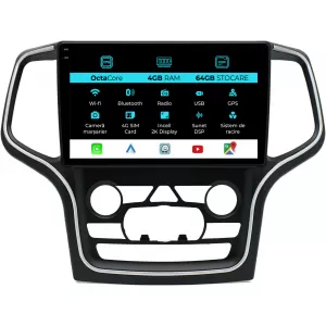 Dedicated Navigation suitable for Jeep Grand Cherokee (2010-2014), 2K, 4Gb RAM, 64Gb Storage, Android Auto, Carplay - NAVCAJ6031793