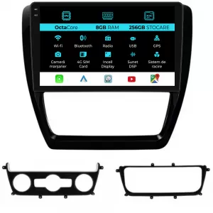 Dedicated Navigation suitable for Volkswagen Jetta (2005 - 2018), 10 Inch, 8Gb RAM, 256Gb Storage, Android Auto, Carplay - NAVCAV6031808