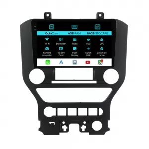 Dedicated Navigation suitable for Ford Mustang (2014 - 2021), QuadCore, 9 Inch, 4Gb Ram, 64Gb Storage, Android Auto, Carplay - NAVCAF6031813
