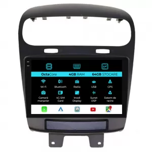 Dedicated Navigation suitable for Fiat Freemont (2010-2016), 9 Inch, 4Gb Ram, 64Gb Storage, Android Auto, Carplay - NAVCAF6031838
