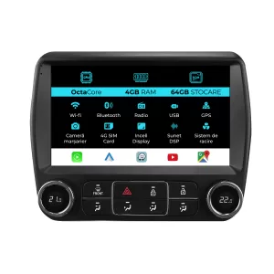 Dedicated Navigation suitable for Chevrolet Camaro (2010-2015), 9 Inch, 4Gb RAM, 64Gb Storage, Android Auto, Carplay - NAVCAC6031862