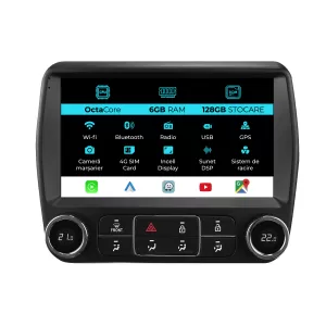 Dedicated Navigation suitable for Chevrolet Camaro (2010-2015), 9 Inch, 6Gb RAM, 128Gb Storage, Android Auto, Carplay - NAVCAC6031863