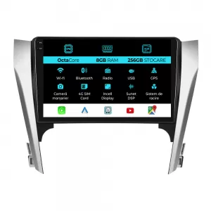 Dedicated Navigation suitable for Toyota Camry (2012 - 2014), 10 Inch, 8Gb Ram, 256Gb Storage, Android Auto, Carplay - NAVCAT6031872