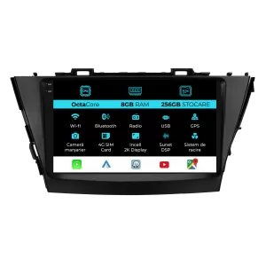 Dedicated Navigation suitable for Toyota Prius Plus (2012 - 2020), 2K, 8Gb RAM, 256Gb Storage, Android Auto, Carplay - NAVCAT6031890