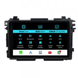 Dedicated Navigation suitable for Honda HR-V (2014-2021), 10 Inch, 6 Gb RAM, 128 Gb Storage, Carplay - NAVCAH6031902