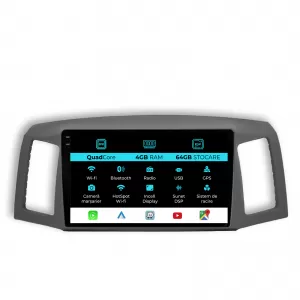 Dedicated Navigation suitable for Jeep Grand Cherokee (2004-2007), QuadCore, 10 Inch, 4Gb RAM, 64Gb Storage, Android Auto, Carplay - NAVCAJ6031908
